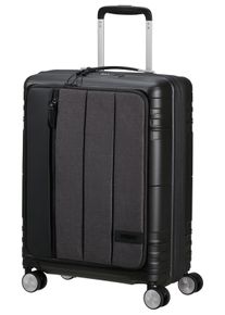 Handgep&auml;ck-Trolley American Tourister "HELLO CABIN 55", Damen, Gr. B/H/T: 40cm x 55cm x 21cm 36 l, grau (grau melange), Polypropylen, Koffer Handgep&auml;ck-Trolley, Handgep&auml;ck-Koffer Reisegep&auml;ck Koffer TSA-Zahlenschloss