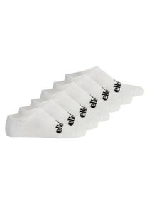 Sneakersocken Ellesse "Socken FRIMO NO SHOW SOCKS 6er Pack", Damen, Gr. 40-43, wei&szlig;, Obermaterial: 76% Baumwolle CO. 22% Polyester PES. 2% Elasthan EL., Socken Sneakersocken