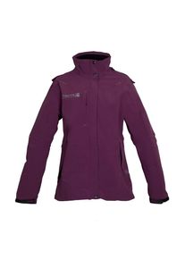 Outdoorjacke DEPROC Active "ASCOT WOMEN", Damen, Gr. 46 (L), lila, 100% Polyester, mit Daumenl&ouml;chern,mit verstellbarem Klettverschluss, Jacken Outdoorjacke, auch in Gro&szlig;en Gr&ouml;&szlig;en erh&auml;ltlich