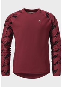 Sch&ouml;ffel Funktionsshirt SCH&Ouml;FFEL "Longsleeve Lakata Trail M", Herren, Gr. 50, rot (2965, rot), Oberstoff : 79% Polyester 21% Elasthan, Rundhals, Shirts Funktionsshirt