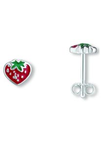 Paar Ohrstecker ONE ELEMENT "Erdbeere Ohrringe Ohrstecker aus 925 Silber", silber, Ohrringe, M&auml;dchen, Silber 925 (Sterlingsilber), Paar Ohrstecker