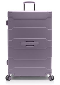 Hartschalen-Trolley Heys "ReNew, verschiedene Gr&ouml;&szlig;en und Farben", Damen, Gr. B/H/T: 49,8cm x 76,6cm x 30,4cm 125 l, lila (amethyst), Kunststoff, clean, matt, Basic, Koffer Hartschalen-Trolley, herausnehmbares Innenfutter Volumenerweiterung 5 Jahre Garantie