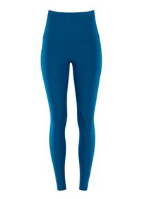 Leggings WINSHAPE "Functional Comfort HWL117C", Damen, Gr. S, Normalgr&ouml;&szlig;en, gr&uuml;n (teal gr&uuml;n), 85% Polyester, 15% Elasthan, Hosen Leggings, mit V-Shape Applikation und Core-Bund