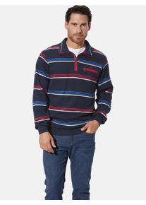 Sweatshirt Babista "Sweatshirt ULRAN", Herren, Gr. S, blau (dunkelblau gestreift), Obermaterial: 100% Baumwolle CO., Sweatshirts Sweatshirt