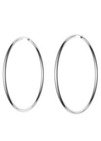 Paar Creolen Firetti "Schmuck Geschenk Silber 925 2,5 mm breit" Gr. 60, silber (rhodiniert), Ohrringe, Damen, 60, Silber 925 (Sterlingsilber), Paar Creolen, Made in Germany