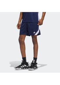 Trainingsshorts adidas Performance "M ICON SQUAD S", Herren, Gr. L, N-Gr, blau (team navy blau, wei&szlig;), Obermaterial: 100% Polyester, clean, Hosen Trainingsshorts, Topseller