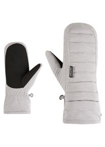 F&auml;ustlinge Ziener "ISCADA-Z MITTEN glove", Damen, Gr. M, light m&eacute;lange, Materialmix, Handschuhe F&auml;ustlinge