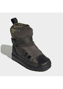 Winterstiefel adidas originals "SUPERSTAR 360 WINTERIZED STIEFEL F&Uuml;R KINDER", Damen, Gr. 30, gr&uuml;n (shadow olive, core schwarz, focus olive), Synthetik, Textil, Schuhe Winterstiefel, Winterschuhe, Winterboots, Snowboots, f&uuml;r Kinder & Jugendliche