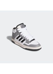 Sneaker adidas Sportswear "RAPID COURT MID", Damen, Gr. 40, schwarz-wei&szlig; (grau three, core schwarz, ftwr wei&szlig;), Leder, Synthetik, Schuhe Sneaker, Sneaker, Schn&uuml;rboots, Winterschuhe, f&uuml;r Kinder & Jugendliche