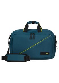 Reisetasche American Tourister "TAKE2CABIN Prime", Damen, Gr. B/H/T: 20cm x 40cm x 25cm, blau (harbor blau), Polyethylenterephthalat, Taschen Reisetasche, Handgep&auml;cktasche Reisegep&auml;ck Boarding Bag 3 Way