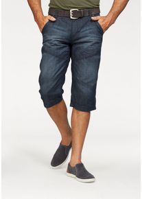 Bermudas Arizona "Tom", Herren, Gr. 46, N-Gr, blau (dunkelblau us), Denim/Jeans, Obermaterial: 100% Baumwolle, used, Basic, normal kniebedeckend, Hosen Bermudas, Topseller