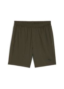 Trainingsshorts Puma "M CLOUDSPUN 7" KNIT SHORT", Herren, Gr. M, N-Gr, gr&uuml;n (schwarz olive), Jersey, Obermaterial: 85% Polyester, 15% Elasthan, regular fit normal, Hosen Trainingsshorts