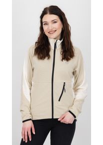 Fleecejacke LPO "UMA WMN", Damen, Gr. 44L, wei&szlig;, 94% Polyester, 6% Elasthan, Jacken Fleecejacke