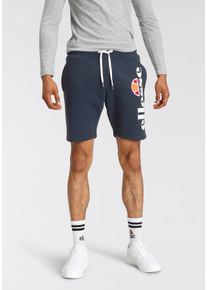 Sweatshorts Ellesse "BOSSINI FLEECE SHORT", Herren, Gr. XS, N-Gr, blau (marine), Obermaterial: 80% Baumwolle, 20% Polyester, Basic schmal kurz, Hosen Sweatshorts