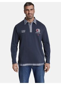 Sweatshirt Jan Vanderstorm "Sweatshirt FENNO", Herren, Gr. 4XL, blau, Obermaterial: 100% Baumwolle CO., normal, ohne Ausschnitt, Sweatshirts Sweatshirt