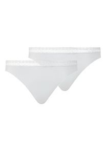 String Chantelle "String Tanga Cozy Chic 2P 2er Pack", Damen, Gr. S, wei&szlig;, Obermaterial: 80% Modal CMD. 20% Elasthan EL., Unterhosen String