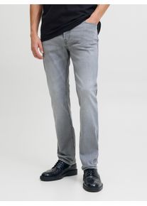 Jack & Jones Slim-fit-Jeans JACK & JONES "JJITIM JJORIGINAL AKM 004 / SQ 368 / SQ 031", Herren, Gr. 29, L&auml;nge 30, grau denim, Denim/Jeans, Obermaterial: 76% Baumwolle, 22% Polyester, 2% Elasthan, Abriebeffekte, slim fit, Jeans Slim-fit-Jeans