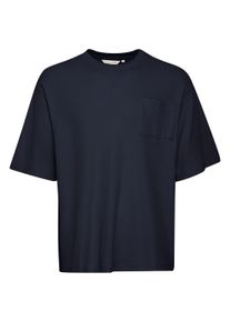 T-Shirt Casual Friday "T-Shirt CFTue", Damen, Gr. M, blau (navy blazer), Obermaterial: 70% Baumwolle CO. 25% Polyester PES. 5% Elasthan EL., Shirts T-Shirt