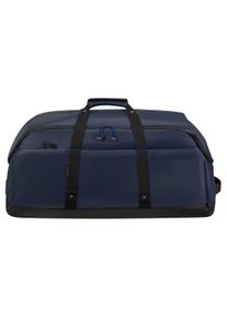 Reisetasche Samsonite "ECODIVER DUFFLE L", Damen, Gr. B/H/T: 69cm x 36cm x 37cm, blau (blau nights), Nylon, Polyester, Taschen Reisetasche, mit Rucksackfunktion Reisetasche Weekender Sporttasche