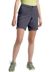 Shorts Jack Wolfskin "HIKING ALPINE SHORT W", Damen, Gr. 34, Normalgr&ouml;&szlig;en, grau (graphite), OBERSTOFF: 87% POLYESTER, 13% ELASTHAN. LINING: 100% POLYESTER, Hosen Shorts