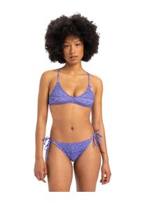 Bade-Shirt Quiksilver "Clickity Clack", Damen, Gr. S, Cup B, dusted peri global heat 64x64, Obermaterial: 87% Nylon, 13% Elasthan;, Bikini-Oberteile Bade-Shirt