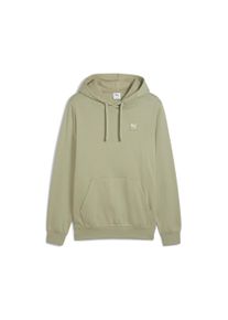 Kapuzensweatshirt Puma "ESS ELEVATED HOODIE FL", Herren, Gr. M, lux army, Fleece, Obermaterial: 100% Baumwolle, unifarben, regular fit normal, angesetztes B&uuml;ndchen, Sweatshirts Kapuzensweatshirt, mit Kapuze, mit K&auml;ngurutasche, sportlicher Stil, Regular Fit