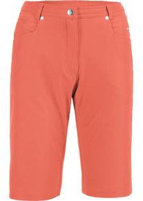 Bermudas DEPROC Active "KENORA URBAN Short & kurze Hose", Damen, Gr. 36/38 (M), Normalgr&ouml;&szlig;en, orange, 97% Polyester; 3% Elasthan, Hosen Bermudas, In melierter Optik