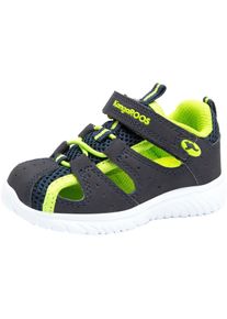 Sandale Kangaroos "KI-Rock Lite EV", M&auml;dchen, Gr. 22, blau (blau, lime), Synthetik, Textil, Schuhe Sandale