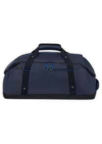 Reisetasche Samsonite "ECODIVER DUFFLE S", Damen, Gr. B/H/T: 55cm x 24cm x 31cm, blau (blau nights), PET, Taschen Reisetasche, Travelbag Reise Reisegep&auml;ck wasserfest reflektierend