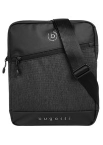 Reisetasche Bugatti "UNIVERSUM", Damen, Gr. B/H/T: 22cm x 26cm x 4cm onesize, schwarz, Kunstfaser, unifarben, Taschen Reisetasche