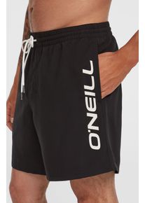 O`Neill Badeshorts O'NEILL "CALI SHORTS WATER and SUN", Herren, Gr. XL, N-Gr, schwarz (19010 schwarz out), Polyester, Badehosen Badeshorts, mit Seiten- und Ges&auml;&szlig;taschen, schnell trocknendes Material, Topseller