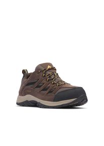 Wanderschuh Columbia "CRESTWOOD&trade; WATERPROOF", Herren, Gr. 46, braun (mud, squash), Synthetik, Schuhe Wanderschuh, wasserdicht