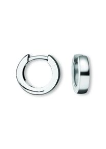 Paar Creolen ONE ELEMENT "Ohrringe Creolen aus 925 Silber &Oslash; 12,4 x 3,0 mm", silber, Ohrringe, Damen, Silber 925 (Sterlingsilber), Paar Creolen