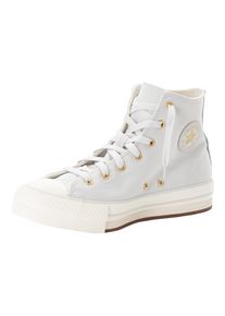 Sneaker Converse "CHUCK TAYLOR ALL STAR EVA LIFT PLATFORM TONAL CANVAS", Damen, Gr. 37, grau (barely grau, egret, gold), Textil, Schuhe Sneaker