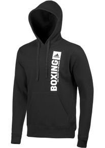 Hoodie adidas Performance "Community Vertical Hoody BOXING" Gr. L, schwarz, Sweatshirts, Herren, L, Obermaterial: 80% Baumwolle, 20% Polyester, Hoodie