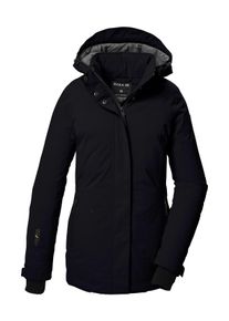 G.I.G.A. by Killtec Funktionsjacke "GW 6 WMN JCKT", Damen, Gr. 40, schwarz, Obermaterial: 100% Polyester;Futter: 100% Polyester;F&uuml;llung: 100% Polyester, G.I.G.A. DX BY KILLTEC, Jacken Funktionsjacke, Damen Winterjacke: wasserdicht, atmungsaktiv, abnehmbare Kapuze