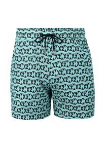 Badeshorts YEAZ "Badeshorts SEASHEY", Herren, Gr. L, US, blau (t&uuml;rkis), Obermaterial: 97% Polyester PES. 3% Elasthan EL., Badehosen Badeshorts
