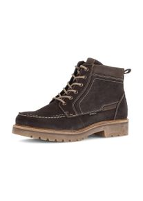 Schn&uuml;rboots Pius Gabor, Herren, Gr. 10,5 (45), mokka, Nubukleder, Schuhe Schn&uuml;rboots, Herbstboots, Outdoorschuh mit Innenrei&szlig;verschluss, G-Weite