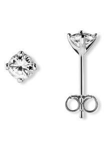 Paar Ohrstecker ONE ELEMENT "Zirkonia Ohrringe Ohrstecker aus 925 Silber", silber, Ohrringe, Damen, Silber 925 (Sterlingsilber), Paar Ohrstecker