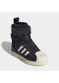 Winterstiefel adidas originals "SUPERSTAR 360 WINTERIZED STIEFEL F&Uuml;R KINDER", Damen, Gr. 30, core schwarz, wonder wei&szlig;, carbon, Synthetik, Textil, Schuhe Winterstiefel, Winterschuhe, Winterboots, Snowboots, f&uuml;r Kinder & Jugendliche