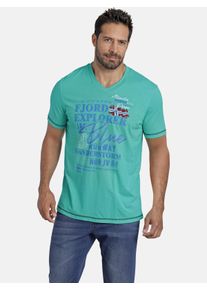 T-Shirt Jan Vanderstorm "T-Shirt NORDGER", Herren, Gr. XL, gr&uuml;n, Obermaterial: 100% Baumwolle CO., Shirts T-Shirt
