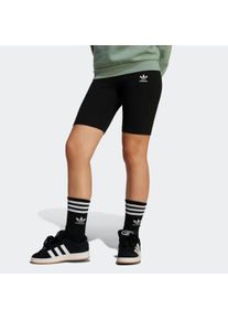 Shorts adidas originals "RIB C SHORTS", Damen, Gr. 170, N-Gr, schwarz, Obermaterial: 46% Baumwolle, 45% Viskose, 9% Elasthan, Hosen Shorts, ohne Verschluss, aus Baumwolle, Viskose und Elasthan