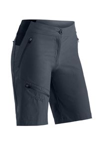 Outdoorhose Maier Sports "Inara Short Vario", Herren, Gr. 42, Normalgr&ouml;&szlig;en, grau, 90% Polyamid, 10% Elasthan, Hosen Outdoorhose, Damen Shorts, kurze Wanderhose, Outdoor-Hose, 4 Taschen, Regular Fit