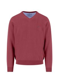 Strickpullover Fynch-Hatton, Herren, Gr. XXL, lila (berry), Strick, Obermaterial: 100% Baumwolle, bestickt, unifarben, regular fit taillenbedeckt, Rundhals, Rippb&uuml;ndchen, Pullover Strickpullover, aus reiner Baumwolle, mit Rundhalsausschnitt, mit Logo Stickerei