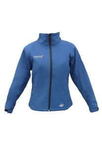 Softshelljacke DEPROC Active "WESTLOOK WOMEN", Damen, Gr. 40/42 (M), blau (navy), 96% Polyester; 4% Elasthan, mit verstellbarem Klettverschluss, Jacken Softshelljacke, auch in Gro&szlig;en Gr&ouml;&szlig;en erh&auml;ltlich