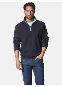 Sweatshirt Babista "Sweatshirt MODORO", Herren, Gr. L, blau (dunkelblau), Obermaterial: 80% Baumwolle CO. 20% Polyester COOLMAX PES(Coolmax)., Sweatshirts Sweatshirt