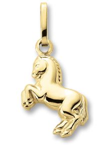 Kettenanh&auml;nger ONE ELEMENT "Pferd Anh&auml;nger aus 333 Gelbgold", gold, Schmuckanh&auml;nger, Damen, Gelbgold 333, Kettenanh&auml;nger