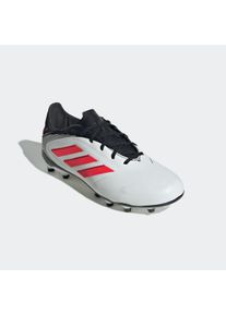 Fu&szlig;ballschuh adidas Performance "COPA PURE 3 LEAGUE KIDS FG/MG", Kinder, Gr. 38,5, wei&szlig; (cloud wei&szlig;, lucid rot, core schwarz), Synthetik, Schuhe Fu&szlig;ballschuh, f&uuml;r Rasenpl&auml;tze, f&uuml;r Kinder & Jugendliche