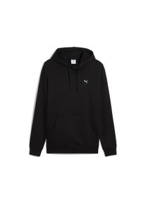 Kapuzensweatshirt Puma "ESS ELEVATED HOODIE FL", Herren, Gr. S, schwarz (Puma schwarz), Fleece, Obermaterial: 100% Baumwolle, unifarben, regular fit normal, angesetztes B&uuml;ndchen, Sweatshirts Kapuzensweatshirt, mit Kapuze, mit K&auml;ngurutasche, sportlicher Stil, Regular Fit