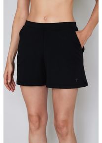 JOOP! Shorts JOOP "Cosy", Damen, Gr. 36, N-Gr, schwarz, Jersey, Obermaterial: 95% Baumwolle, 5% Elasthan, unifarben, Basic ca. Mitte Oberschenkel, Hosen Shorts, mit bequemem Stretchbund
